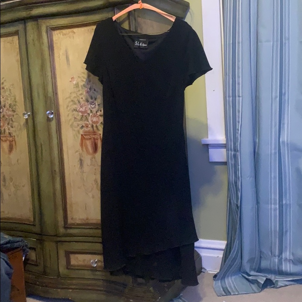 Beautiful black cocktail dress